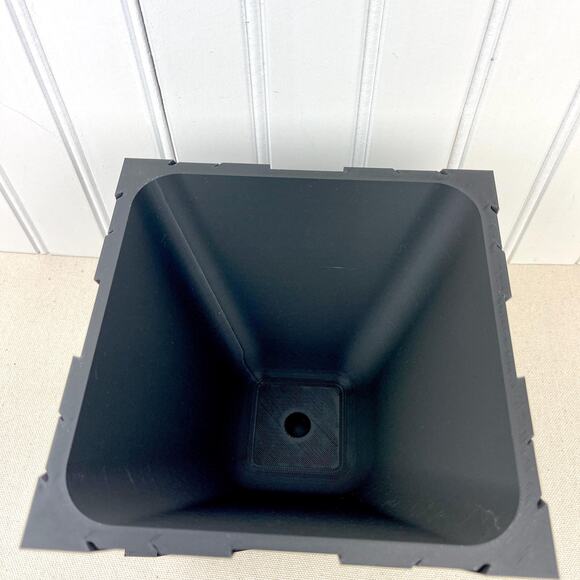 Futuristic Geometric Planter Pot, Uplink Planter, Circuit Board Design, Indoor - Picture 6 of 10